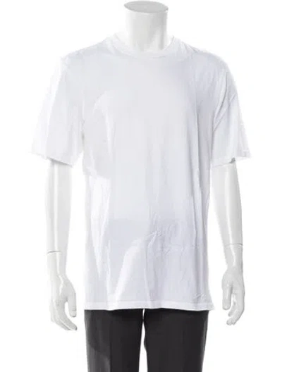 Pre-owned Aimé Leon Dore Crew Neck Short Sleeve T-shirt In White