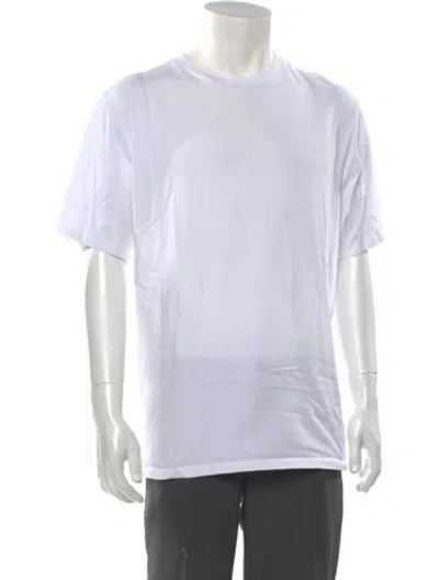 Pre-owned Aimé Leon Dore Crew Neck Short Sleeve T-shirt In White