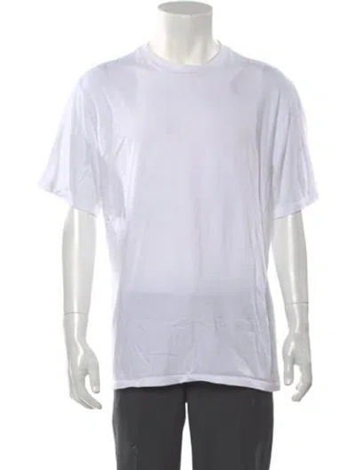 Pre-owned Aimé Leon Dore Crew Neck Short Sleeve T-shirt In White