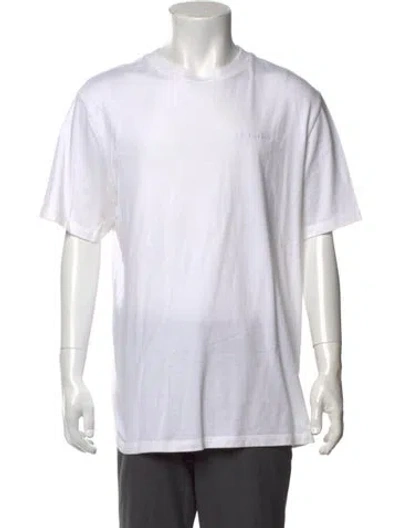 Pre-owned Aimé Leon Dore Crew Neck Short Sleeve T-shirt In White