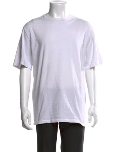 Pre-owned Aimé Leon Dore Crew Neck Short Sleeve T-shirt In White