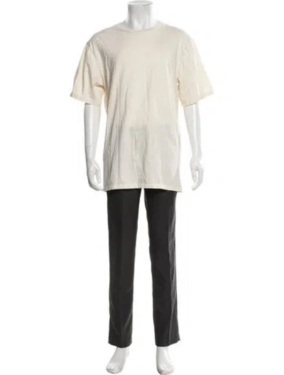 Pre-owned Aimé Leon Dore Crew Neck Short Sleeve T-shirt In Yellow