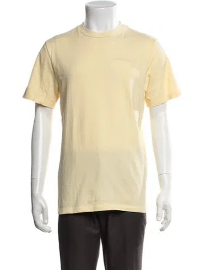 Pre-owned Aimé Leon Dore Crew Neck Short Sleeve T-shirt In Yellow