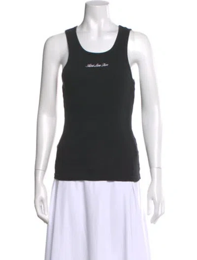 Pre-owned Aimé Leon Dore Crew Neck Sleeveless Top In Black
