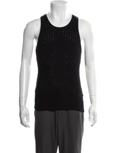 Pre-owned Aimé Leon Dore Crew Neck Sleeveless T-shirt In Black