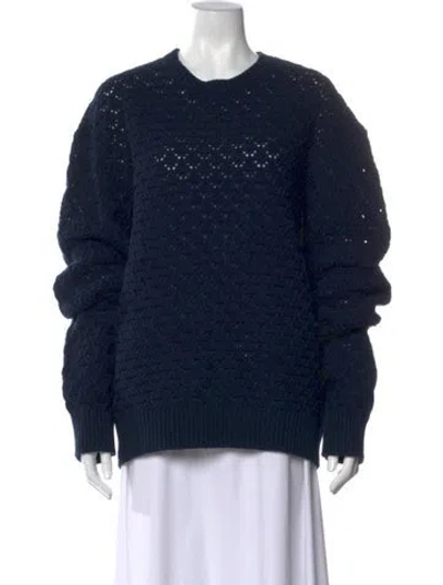 Pre-owned Aimé Leon Dore Crew Neck Sweater In Blue