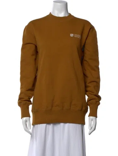 Pre-owned Aimé Leon Dore Crew Neck Sweater In Brown