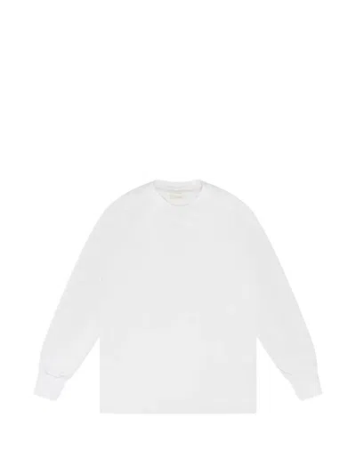 Aimé Leon Dore Crew-neck Sweatshirt In White