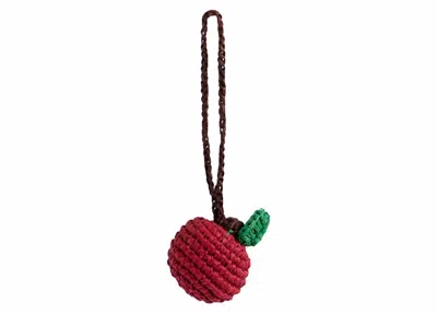 Pre-owned Aimé Leon Dore Crochet Charm In Apple