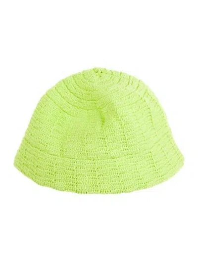 Pre-owned Aimé Leon Dore Crotchet Bucket Hat In Green