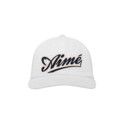 Pre-owned Aimé Leon Dore Cycling Logo Hat 'bright White' | Men's Size Onesize
