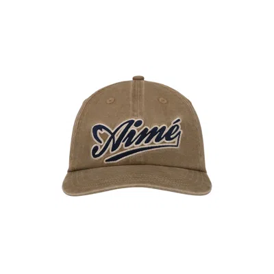 Pre-owned Aimé Leon Dore Cycling Logo Hat 'safari' | Brown | Men's Size Onesize
