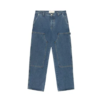 Pre-owned Aimé Leon Dore Denim Carpenter Pant 'mid Wash' | Blue | Men's Size 36