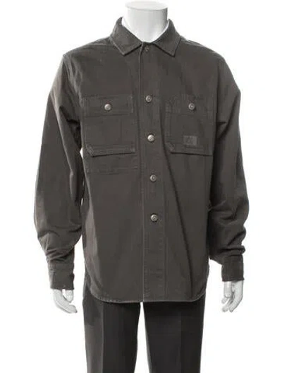 Pre-owned Aimé Leon Dore Denim Jacket In Gray