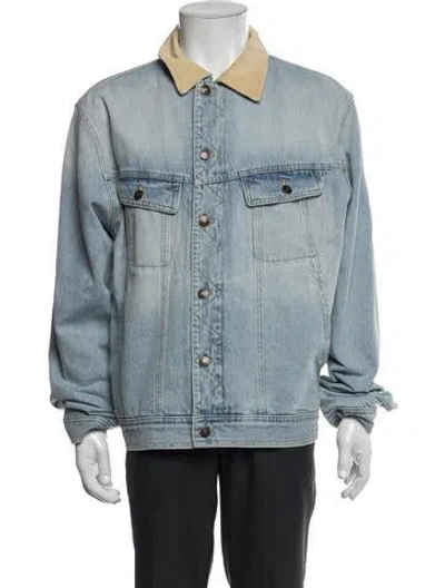 Pre-owned Aimé Leon Dore Denim Jacket W/ Tags In Blue