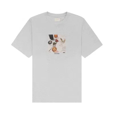 Pre-owned Aimé Leon Dore Dinner Scene Tee 'silver Mx' | Grey | Men's Size Xl