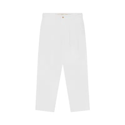 Pre-owned Aimé Leon Dore Double Pleated Pant 'bright White' | Men's Size 32
