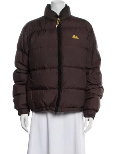 Pre-owned Aimé Leon Dore Down Jacket In Brown