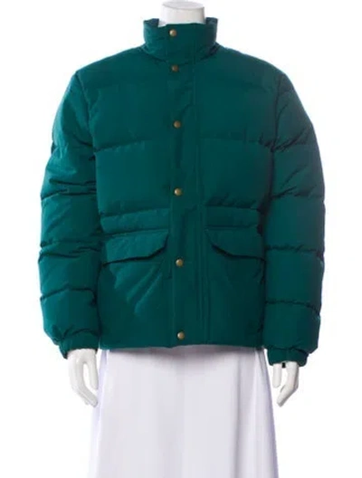 Pre-owned Aimé Leon Dore Down Jacket In Green