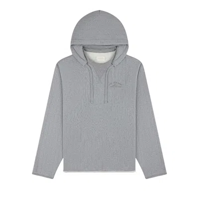 Pre-owned Aimé Leon Dore Drop Needle Surplus Hoodie 'heather Grey' | Men's Size Xl In Gray