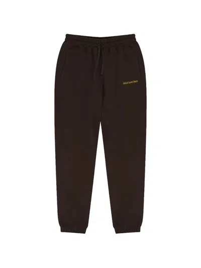 Aimé Leon Dore Elasticated-waistband Track Pants In Brown