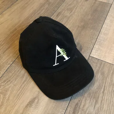 Pre-owned Aimé Leon Dore Embroidered A Fleece Hat In Black
