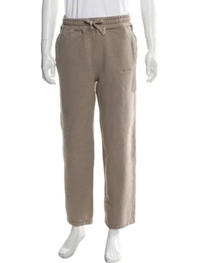 Pre-owned Aimé Leon Dore Embroidered Accent Lounge Bottoms In Neutral