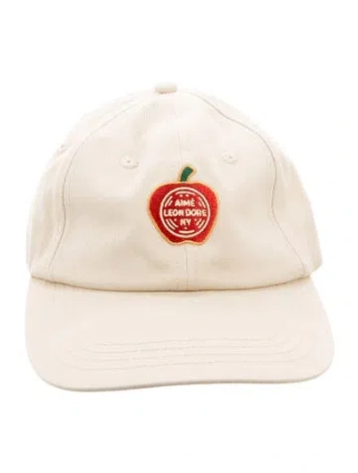 Pre-owned Aimé Leon Dore Embroidered Baseball Cap In Neutrals