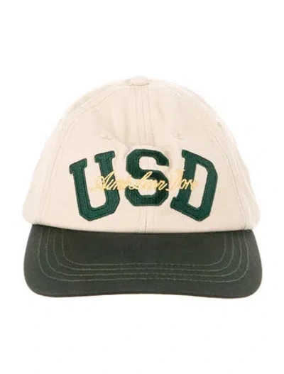 Pre-owned Aimé Leon Dore Embroidered Baseball Cap W/tags In Neutral