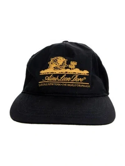 Pre-owned Aimé Leon Dore Embroidered Baseball Hat In Blue/yellow