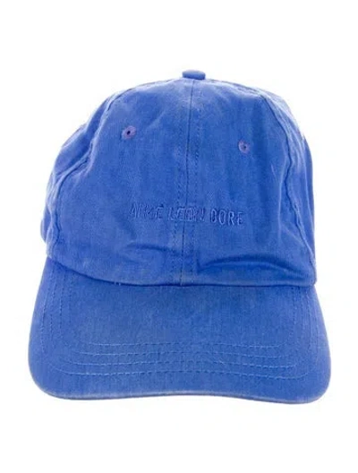 Pre-owned Aimé Leon Dore Embroidered Logo Baseball Cap In Blue