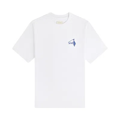 Pre-owned Aimé Leon Dore Fisherman Tee 'bright White' | Men's Size S