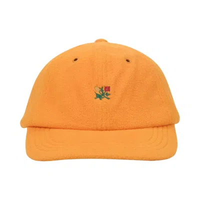 Pre-owned Aimé Leon Dore Fleece Crest Cap 'vibrant Orange' | Men's Size Onesize