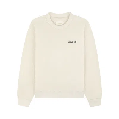 Pre-owned Aimé Leon Dore Fleece Crewneck Sweatshirt 'silver Birch' | Men's Size L