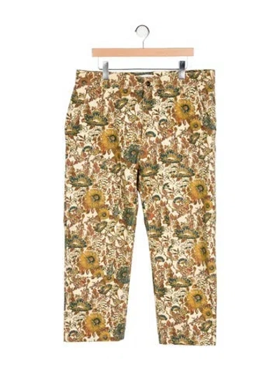 Pre-owned Aimé Leon Dore Floral Print Pants In Multi