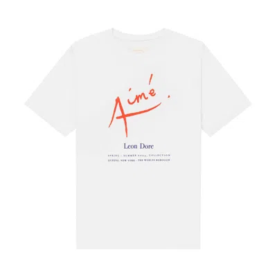 Pre-owned Aimé Leon Dore Gallery Tee 'bright White' | Men's Size Xl