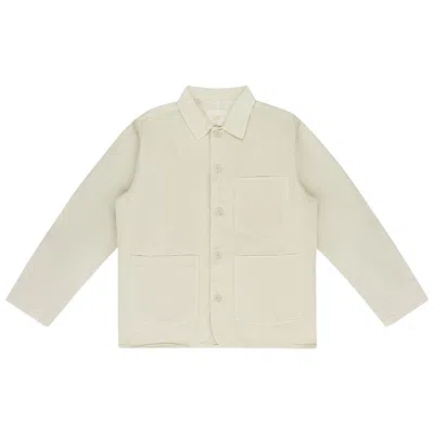 Pre-owned Aimé Leon Dore Garment Dyed Chore Jacket 'bone White' | Men's Size M