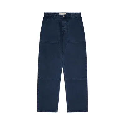 Pre-owned Aimé Leon Dore Garment Dyed Double Knee Carpenter Pant 'vintage Indigo' | Blue | Men's Size 36