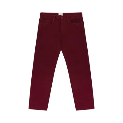 Pre-owned Aimé Leon Dore Garment Dyed Straight Fit Denim 'merlot' | Red | Men's Size 34