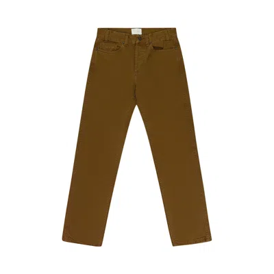 Pre-owned Aimé Leon Dore Garment Dyed Straight Fit Denim 'tapenade' | Brown | Men's Size 28