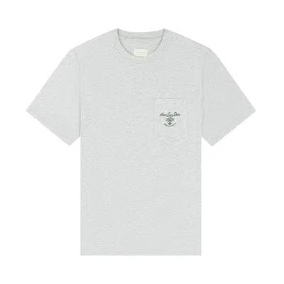Pre-owned Aimé Leon Dore General Store Pocket Tee 'oatmeal Melange' | White | Men's Size M