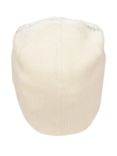 Aimé Leon Dore Geometric-print Beanie Hat In Neutral