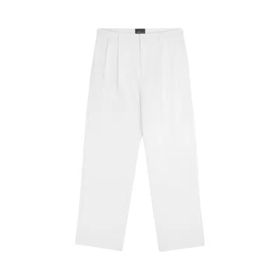 Pre-owned Aimé Leon Dore Golf Cordura Double Pleated Pant 'bright White' | Men's Size 34