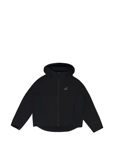 Aimé Leon Dore Golf Hooded Jacket In Black