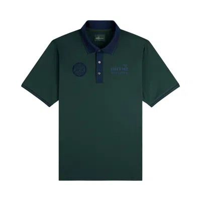 Pre-owned Aimé Leon Dore Golf Tour Polo 'pine Grove' | Green | Men's Size Xs