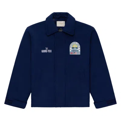 Pre-owned Aimé Leon Dore Gore-tex Coast Guard Jacket 'medieval Blue' | Men's Size L