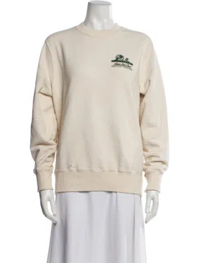 Pre-owned Aimé Leon Dore Graphic Print Crew Neck Sweatshirt In Neutral