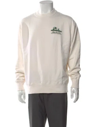 Pre-owned Aimé Leon Dore Graphic Print Crew Neck Sweatshirt In Neutral