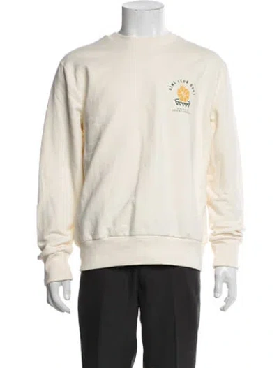 Pre-owned Aimé Leon Dore Graphic Print Crew Neck Sweatshirt In Neutral