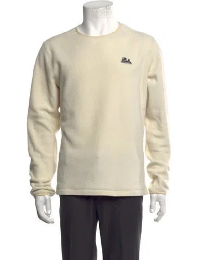 Pre-owned Aimé Leon Dore Graphic Print Crew Neck Sweatshirt In Neutrals